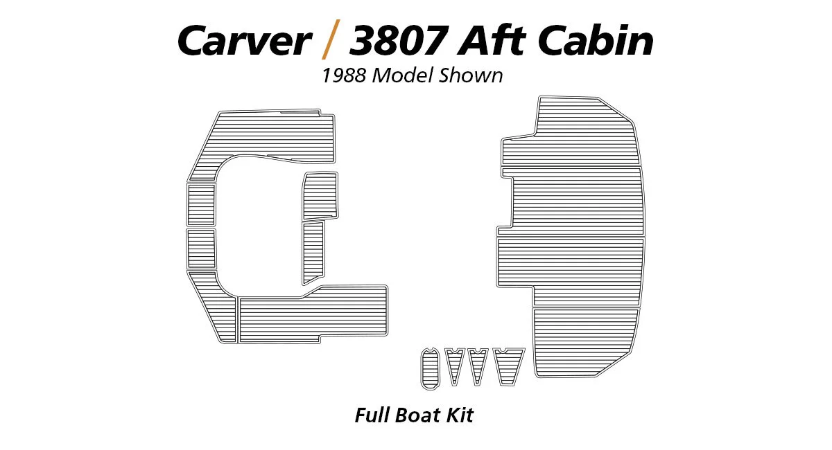 Carver 3807 Aft Cabin — Dek Designs